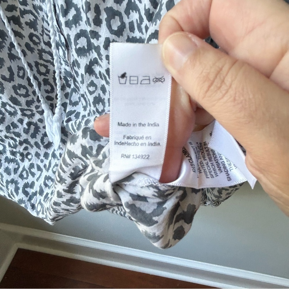 Emerson Fry India Collection Bardot top charcoal leopard - Picture 10 of 11